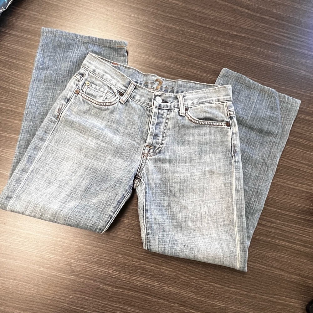 7 FOR ALL MANKIND Blue Denim Jeans